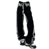 90's Kids Collar Wide Leg Jeans